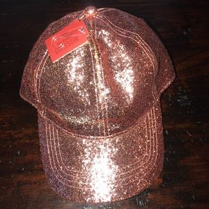 NWT Mossimo Supply Co. Pink Glitter Women’s Ballcap one size